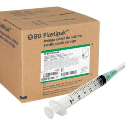 JERINGA 3 ML LUER LOK CON AGUJA 21X32 C/100 MARCA BD