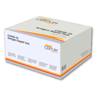 COVID 19. PRUEBA EN CASSETTE EN ANTIGENOS (HISOPO NASOFARINGEO) - CAJA CON 20 PRUEBAS CERTUM