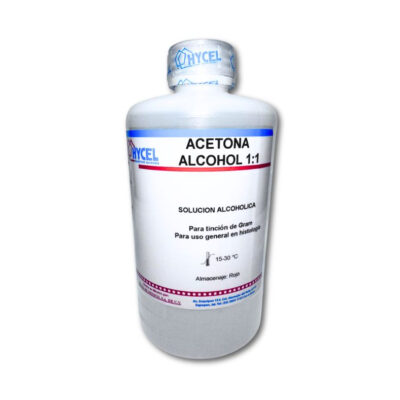 ACETONA ALCOHOL 1:1 FRASCO. 1 LT MCA. HYCEL