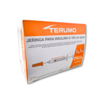 JERINGA PARA INSULINA 1ML 27GX13 TERUMO