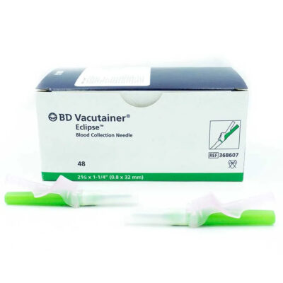 AGUJA ECLIPSE VERDE 21G x 32MM C/48