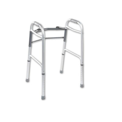 ANDADERA MÉDICA PLEGABLE DE 2 BOTONES GRIS HANDY