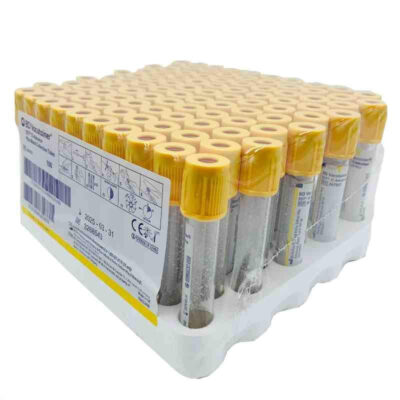 TUBO DE PLASTICO HEMOGARD ORO 5ML C/100 VACUTAINER