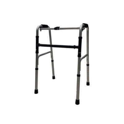 ANDADERA MÉDICA PLEGABLE DE 2 BOTONES GRIS HANDY