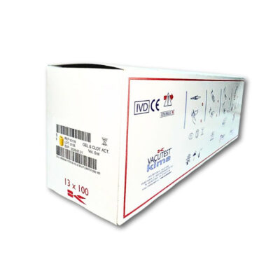 TUBO PLASTICO ORO C/100 MARCA VACUTEST