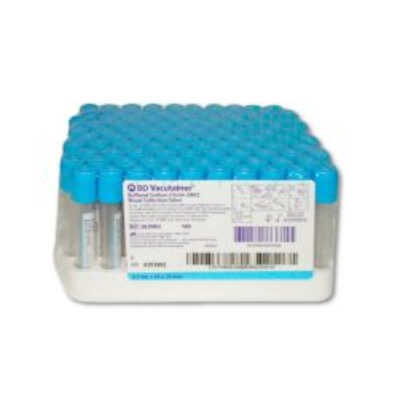 TUBO DE PLASTICO HEMOGARD AZUL 2.7ML C/100 VACUTAINER